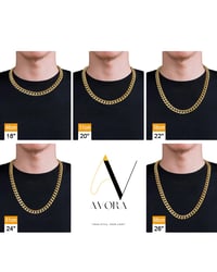 Image 4 of Silver Drip Cuban Link Chain 