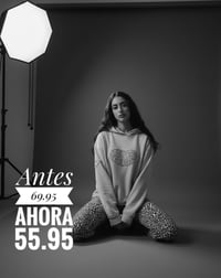 Image 1 of SUDADERA PRINCESS BEIGE