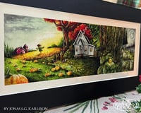 Image 1 of Autumn - Framed and Matted Giclee - Fine Art Paper Prints