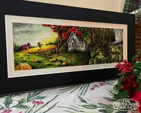 Image 2 of Autumn - Framed and Matted Giclee - Fine Art Paper Prints