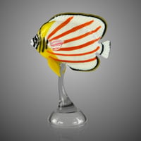 Image 2 of Ornate Butterflyfish - by Robert Mickelsen
