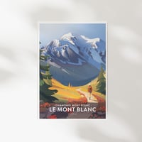 Image 2 of Carte de vœux - le Mont-Blanc, Chamonix Mont-Blanc