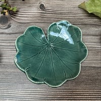 Image 1 of Handmade Ceramic Leaf Dish 
