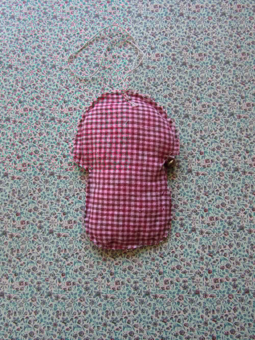 Image of Mushroom house ornament, sand