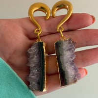 0g Gold Amethyst Hanging Weights