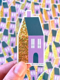 Image 4 of Lot de stickers pailletés - Maison