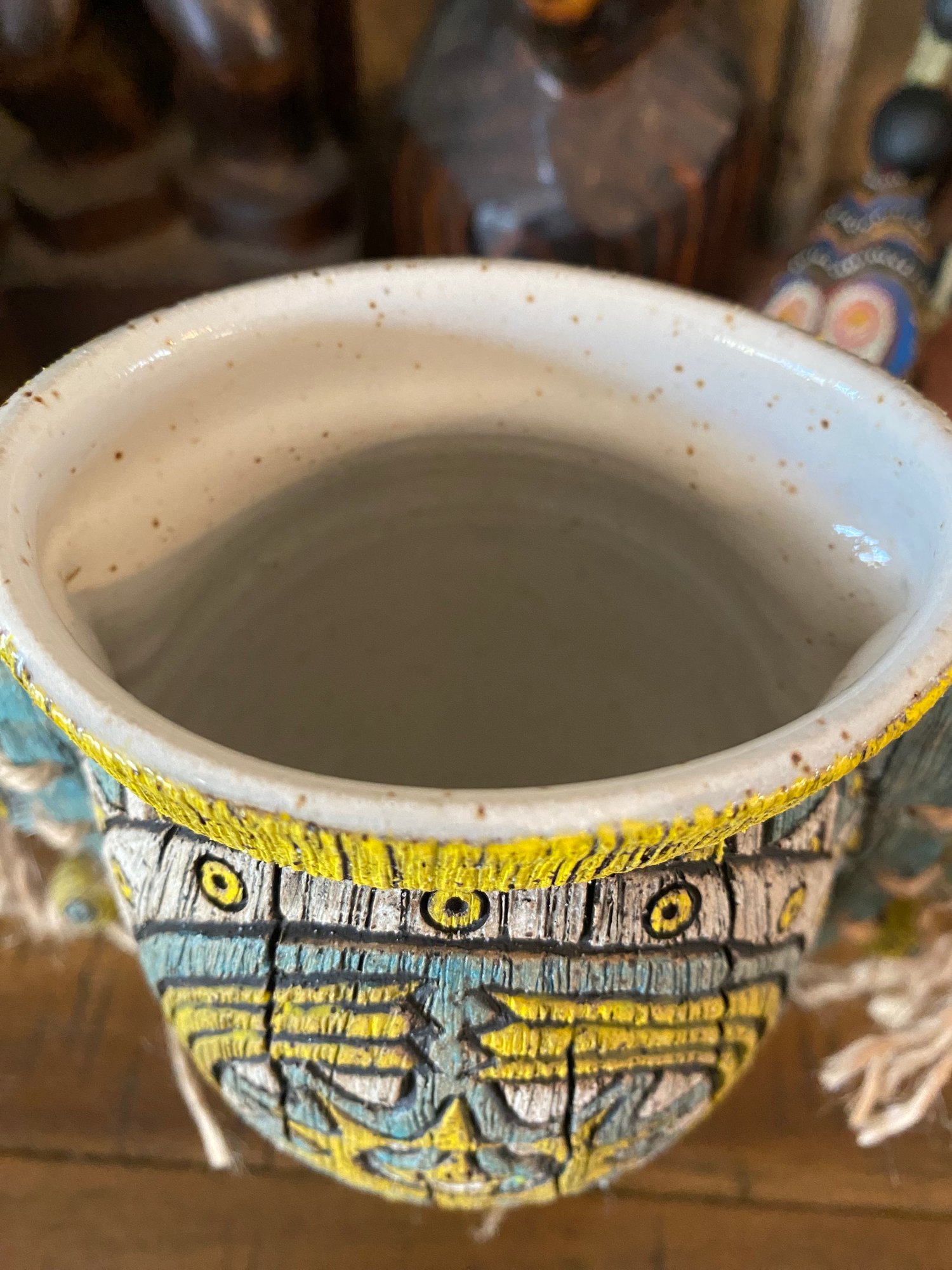 Image of “Cosmic Creator” - Turquoise/Yellow - US Shipping Included 