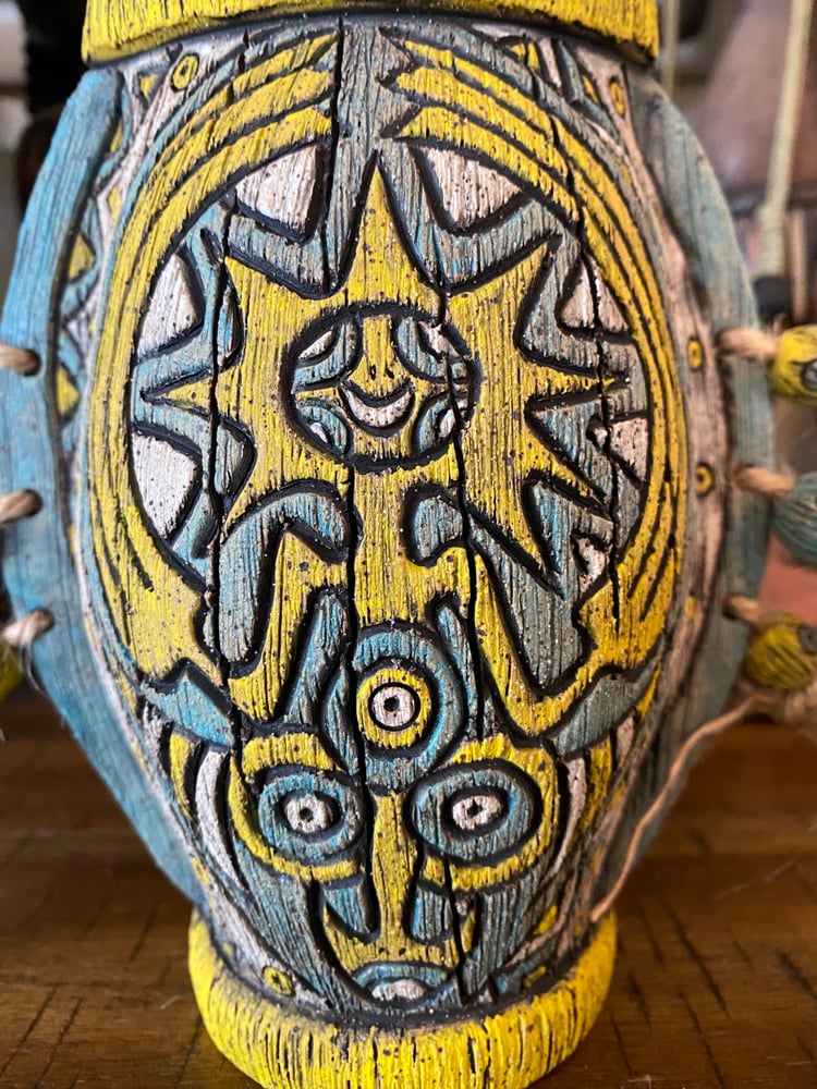 Image of “Cosmic Creator” - Turquoise/Yellow - US Shipping Included 