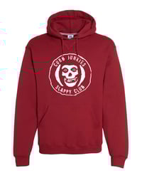 Image 1 of CJ "SLAPPY CLUB" HOODED SWEATSHIRT cardinal