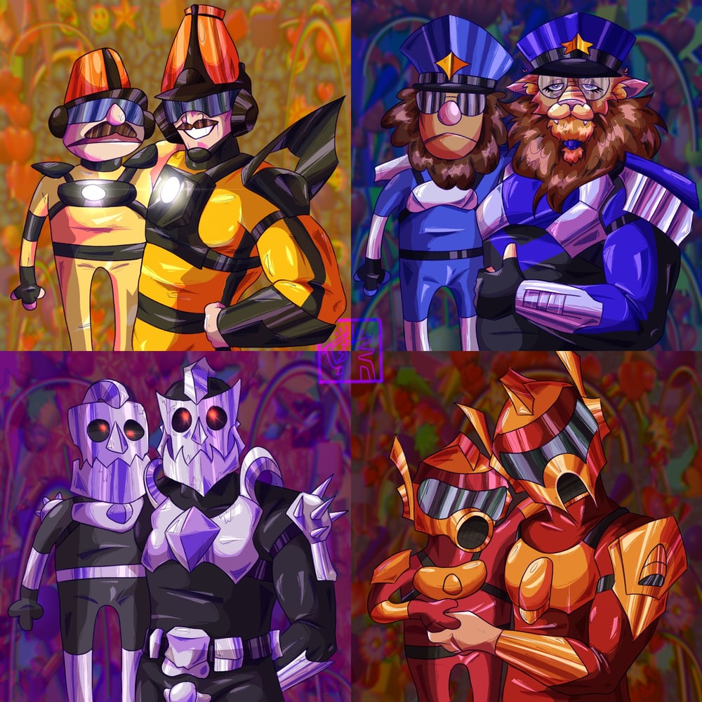 Image of TWRP Puppets Print