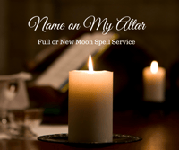 Full or New Moon Spellcast Service – Add Your Intention to the Next Lunar Working