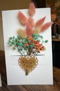 Image 4 of Coastal Botanical Christmas cards- pack of 5 