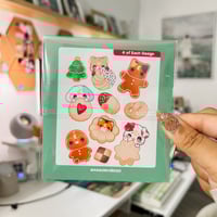 Image 2 of Holiday Cookies Sticker Flakes