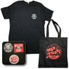 INDUSTRIAL ACCIDENT - Shirt/Tote/Patches PROMO PACK