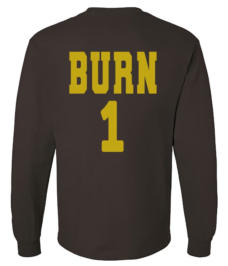 God Luck Brown Long Sleeve T-shirts  Image 2
