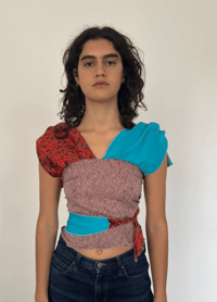 Image 1 of Rena Wrap Top, Multi
