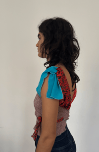 Image 2 of Rena Wrap Top, Multi