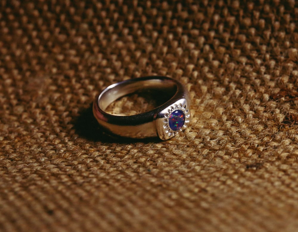 Image of Opal Triplet Ring 