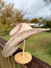 Image 2 of Cross Burned Cowboy Hat