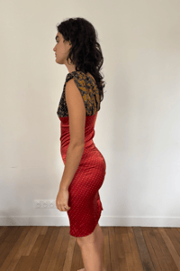Image 2 of Rena Dress Red