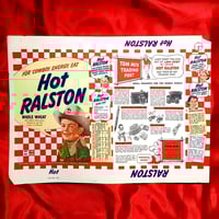 Image 1 of Tom Mix - Hot Ralston Whole Wheat Cereal - Package Printers Proof (September 1948)