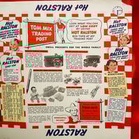 Image 4 of Tom Mix - Hot Ralston Whole Wheat Cereal - Package Printers Proof (September 1948)