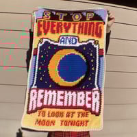 Image 2 of stop everything and remember to look at the moon tonight