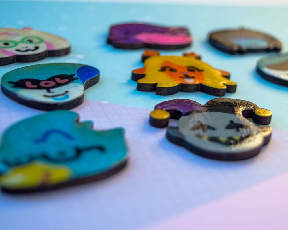 Image of Deltarune Hand Painted Magnets