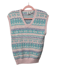 Image 1 of Pastel Sweater Vest