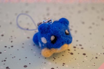 Image of OOAK Hand Felted Spheal Charm
