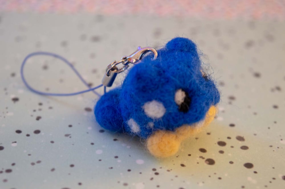 Image of OOAK Hand Felted Spheal Charm