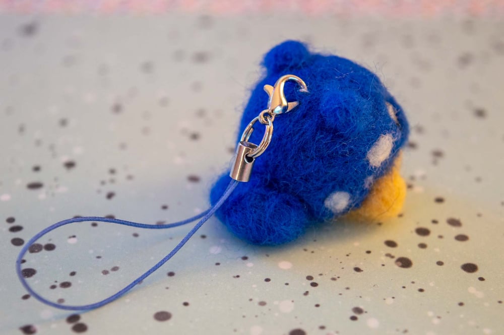 Image of OOAK Hand Felted Spheal Charm