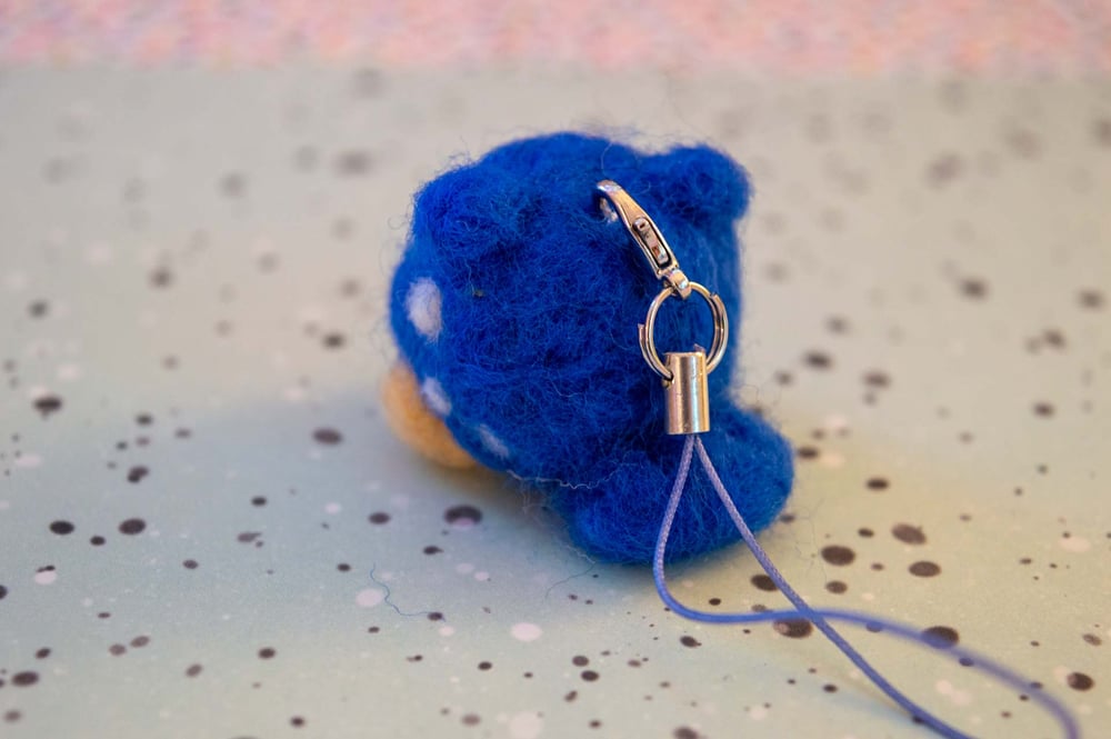 Image of OOAK Hand Felted Spheal Charm
