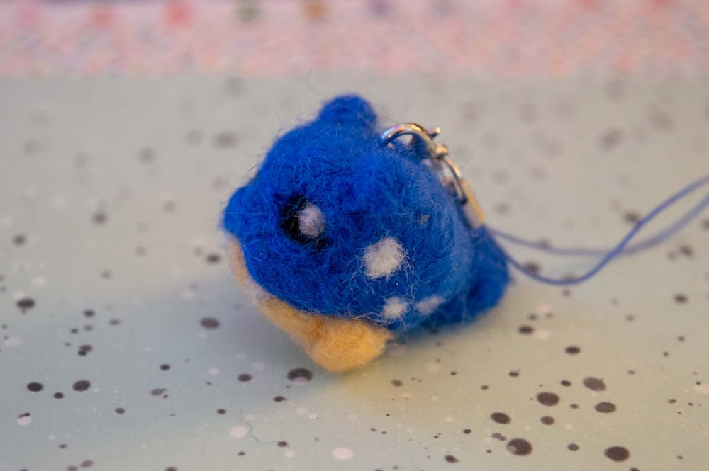 Image of OOAK Hand Felted Spheal Charm