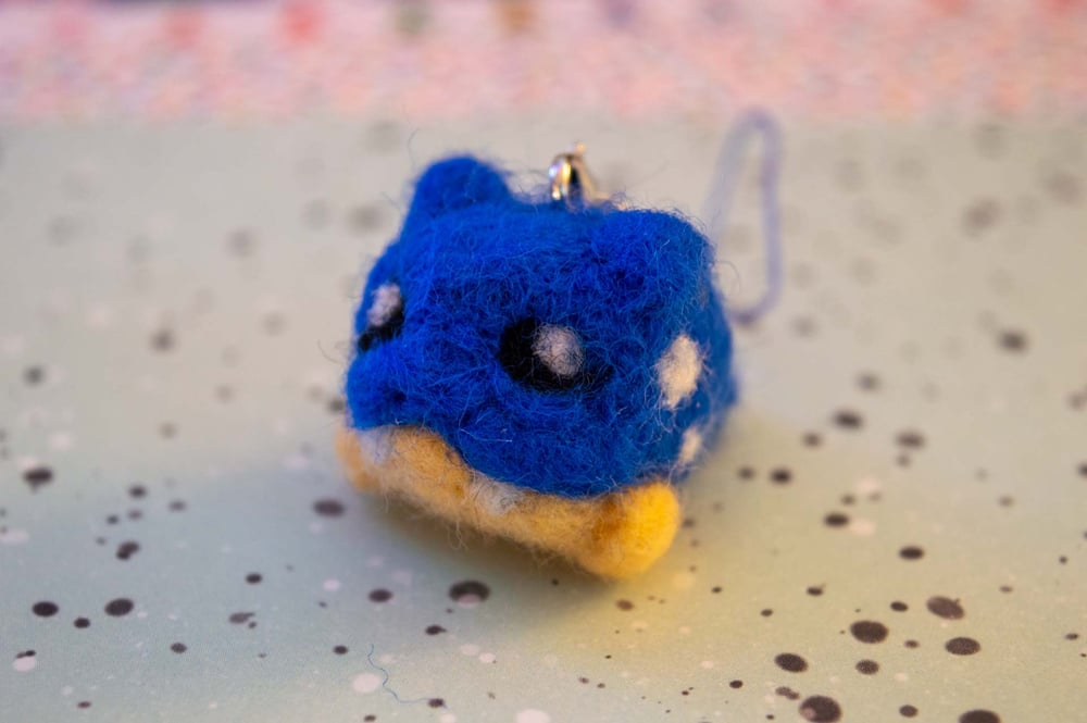 Image of OOAK Hand Felted Spheal Charm