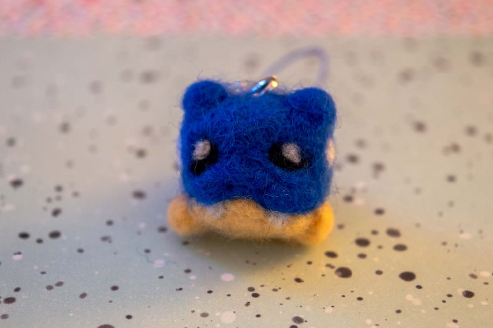 Image of OOAK Hand Felted Spheal Charm