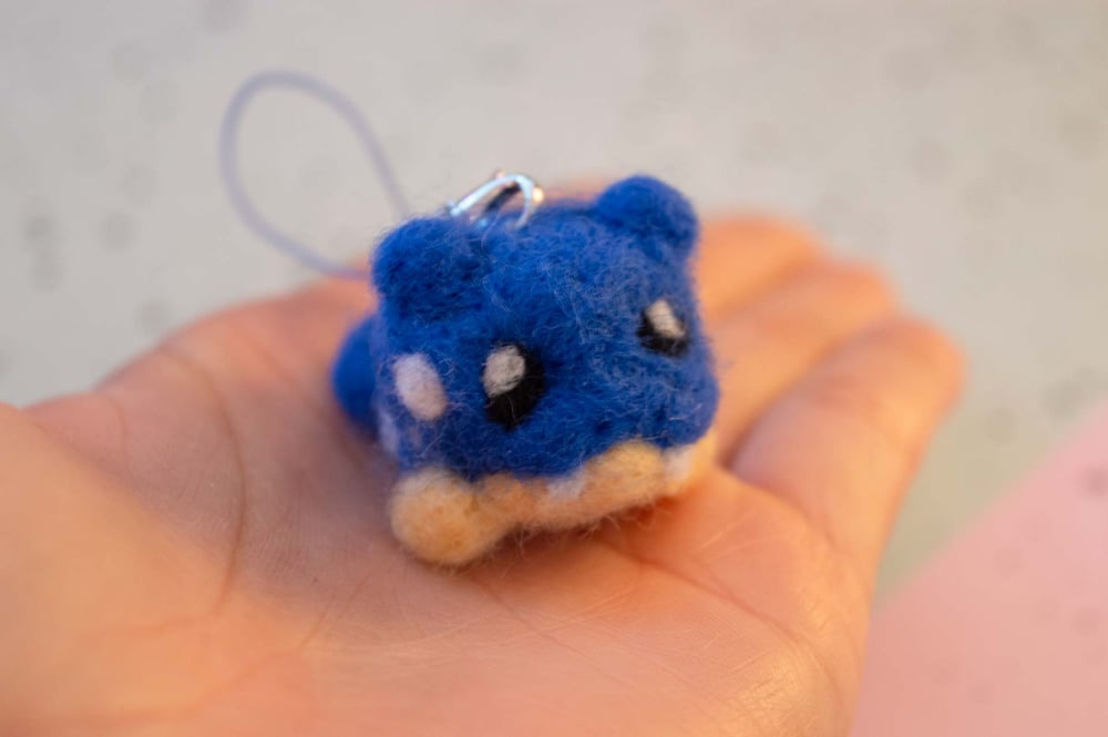 Image of OOAK Hand Felted Spheal Charm