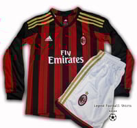 Image 3 of AC Milan 2013 2014 kids retro kit KAKA