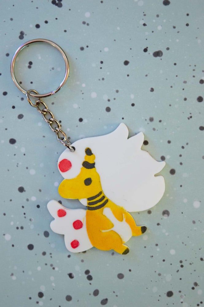Image of Mega Ampharos Hand Painted Charm