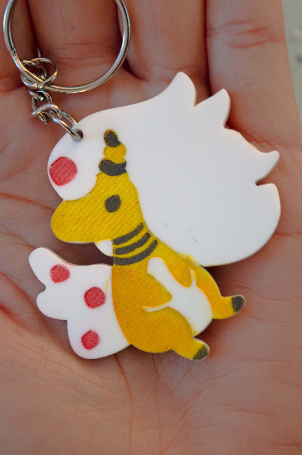 Image of Mega Ampharos Hand Painted Charm