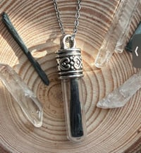Image 3 of Vivianite Curiosity Vial Necklaces