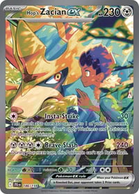 Hop's Zacian ex - 186/159 - SV09: Journey Together Near Mint