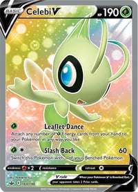 Celebi V (Full Art) - SWSH06: Chilling Reign Near Mint