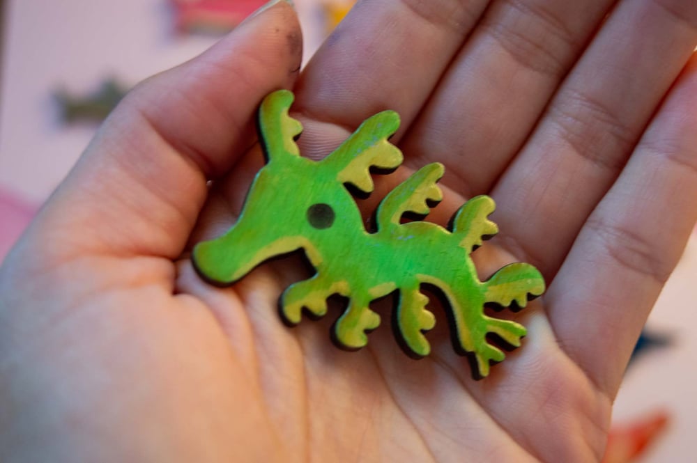 Image of Hand Painted Sea Creature Magnets