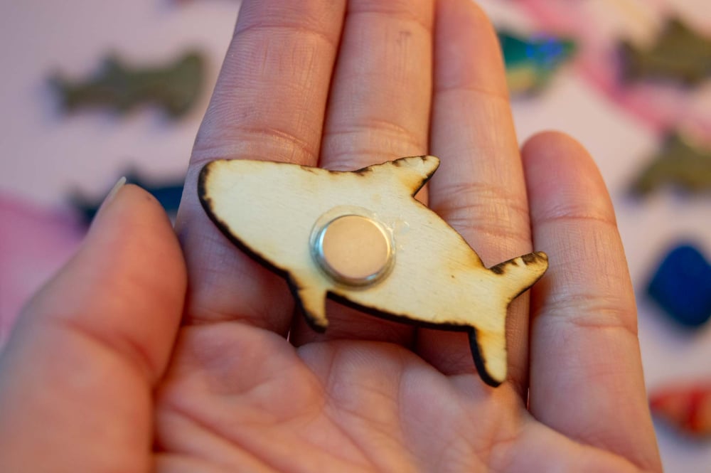 Image of Hand Painted Sea Creature Magnets