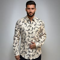 Camisa carpas beige