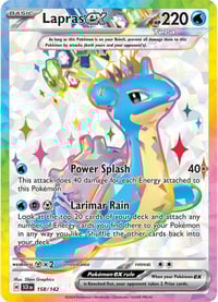 Lapras ex - 158/142 - SV07: Stellar Crown Near Mint