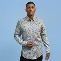 Camisa chilis azul claro