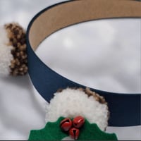 Image 3 of Cute Christmas Pudding Pom-Pom Hairband