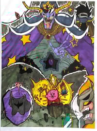 Kirby vs. The Allies of Darkness - 8.5x11”
